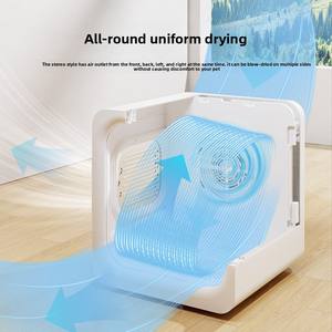 Modèle de base Boîte de séchage intelligente pour animaux de compagnie Système de séchage des cheveux de luxe entièrement automatique Chiens Toilettage à faible bruit Salle de bain pour animaux de compagnie Plastique - Product Image 3