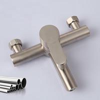 Robinet mitigeur thermostatique mural en acier inoxydable 304