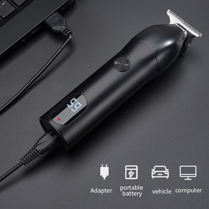 Electric Hair Clipper With Lcd Display Rechargeable Brushless Motor Professional Salon <b>Trimmer</b> For Men - Product Image 4
