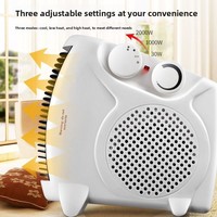 Calentador Eléctrico para Hogar, Oficina y Dormitorio, con Función de Calefacción y Refrigeración, Ahorro de Energía, Calentamiento Rápido, 1500-2000W, Cobertura de 10 m²
