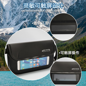 Large Capacity Transparent Window Waist Crossbody <b>Bag</b> Portable Universal Dustproof Mobile Phone Pouch One Shoulder <b>Waterproof</b> - Product Image 5