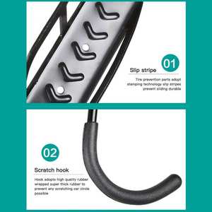 <span class=keywords><strong>Support</strong></span> de rangement pour vélos de <span class=keywords><strong>maison</strong></span> crochet de suspension <span class=keywords><strong>support</strong></span> de vélo mural pour VTT accessoire pratique - Product Image 3