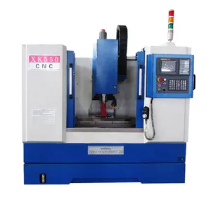 Takım değiştirici Cnc dikey işleme merkezi ile 4 eksen makinesi VMC550 CNC freze makinesi