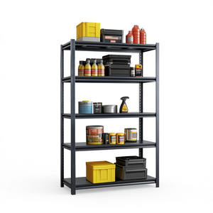 Estantería Metálica de 5 Niveles DB para Garaje, Ajustable, Resistente, Capacidad de 2200 LBS, Unidad de Almacenamiento Industrial - Product Image 1