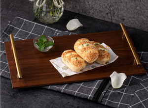 <span class=keywords><strong>Plateau</strong></span> petit-déjeuner en <span class=keywords><strong>bois</strong></span> de cuisine plateaux de service de restaurant <span class=keywords><strong>plateau</strong></span> de service à gâteaux avec poignées - Product Image 4