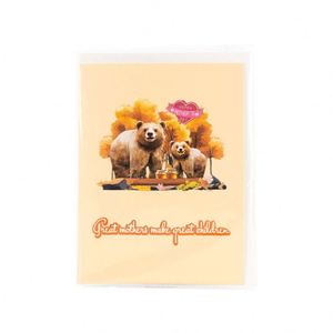 Nouvelle carte de vœux 3D pour la fête des mères, cadeau fait main, sculpture en papier, grande maman ours - Product Image 2