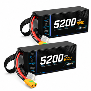 Batterie LiPo pour drone 5200mAh 6S 22.2V 100C 115.44Wh avec connecteur XT90 pour drone de course FPV, UAV, avion RC – Vente en gros directe usine - Product Image 1