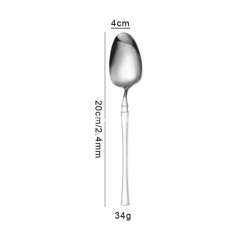 Silver main dining spoon