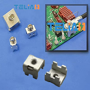 Conectores de presión Telian TLS4475 M4 de cobre/latón para PCB, terminales de tornillo de 70A, cuatro pines, para cableado de banco de hardware - Product Image 5