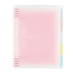 Wholesale Cheap Customized Hardcover Clear PP Frosted A4 A5 A6 Organizer <b>Planner</b> Student Spiral Journal <b>Notebook</b> - Product Image 3