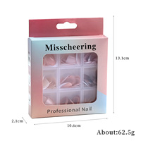 Autocollants spécialisés pour ongles de manucure française, ongles pré-faits français rose nude, vente en gros polyvalente