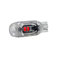 2 Stück T10 2835 5SMD Canbus LED Motorrad-Glühbirne Hohe Helligkeit W5W Polaritätsunabhängige Parkplatz-Kennzeichenbeleuchtung 12V