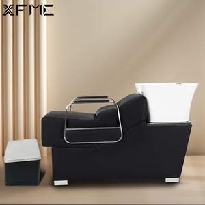 XFMC Elegantes Haarwaschbecken für Beauty-Spa und Friseursalon, Friseurmöbel, Haarwaschsessel, Massageliege für die Haarwäsche - Product Image 1