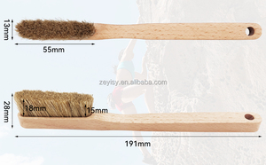 Cepillo de Escalada Ultra Duradero con Cerdas de Pelo de Jabalí, Cepillo para Escalada en Roca y Boulder, Cerdas Gruesas para Escalada, Campismo y Senderismo - Product Image 3
