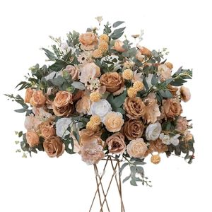 Decorazione di nozze bianco e blu fiore palla tavolo fiore centrotavola fiore artificiale <span class=keywords><strong>centro</strong></span> pezzo per la decorazione di eventi - Product Image 2