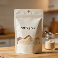 Pochette Doypack Personnalisée Imprimée à Faible MOQ avec Fenêtre, Qualité Alimentaire, Anti-humidité, avec Fermeture Éclair, Conception Gratuite