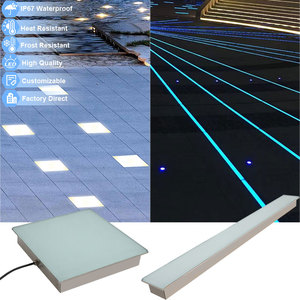 LED Brick <strong>Lights</strong> 12W Low Voltage 24V IP67 Waterproof Landscape Lighting <strong>Paver</strong> Park Driveway Pathway Underground Lamp Glass - Product Image 1