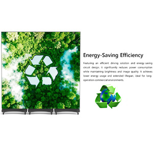 Dễ dàng để sử dụng có thể gập lại LED Poster p2.5 Màn hình LED 4K Ultra HD hiển thị có thể gập lại màn hình LED cho các cửa hàng bán lẻ - Product Image 5