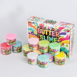 12 Pcs Clay <b>Slime</b> DIY Modeling Stress Relief Toys Fluffy Cloud <b>Slime</b> Butter DIY Making Kit <b>Slime</b> - Product Image 1