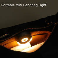 Mini Lampe Porte-clés LED pour Femme, Éclairage de Sac à Main Compact, Lumière Vive pour Retouche Maquillage, Portable, Facile à Transporter, Usage Quotidien