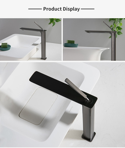 <span class=keywords><strong>Cobuild</strong></span> hiện đại vàng đen Brass sàn mounted vòi nước chất lượng cao phòng tắm chậu vòi với gốm Lõi van - Product Image 3