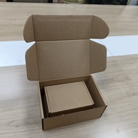 Boîte d'emballage et d'expédition personnalisée pour produits de soin de la peau écologiques avec insert en carton ondulé, impression de votre logo