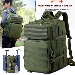Mochila Táctica de Gran Capacidad para Exteriores, Multifuncional, Impermeable, Deportiva, de Montañismo, con Diseño de Camuflaje, de Poliéster - Product Image 1