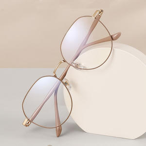 Montures de lunettes en acétate 5888 pour femmes, monture intégrale surdimensionnée, protection contre la lumière bleue, verres en plastique, style coréen tendance - Product Image 2