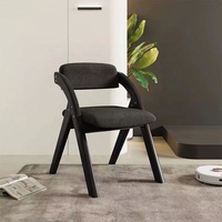 XIJIANGYUE chaise de dossier pliable en bois massif chaise de salle à manger pliable tabouret de bureau peut être empilé réunion pour économiser de l'espace