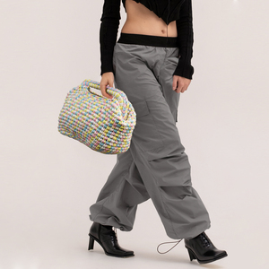 Nuevo <span class=keywords><strong>Bolso</strong></span> de <span class=keywords><strong>Ganchillo</strong></span> para Mujer 2025, Cartera de Mano Tejida a Mano, Clutch de Crochet, <span class=keywords><strong>Bolso</strong></span> de Hilo Tejido, <span class=keywords><strong>Bolso</strong></span> de Punto para Uso Diario - Product Image 2