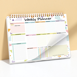 Planificador de <span class=keywords><strong>Comidas</strong></span> con Lista de la Compra, Planificación de Menús, Dieta Saludable, Bloc de Notas, Planificador de Control de Peso, Cubierta de Polipropileno en Espiral, Regalo - Product Image 3