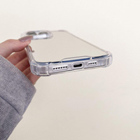 Pour iphone 12 13 14 15 16 17 Pro Max vente en gros de haute transparence TPU Pc étui de téléphone portable pour samsung souple Tpu Anti couverture