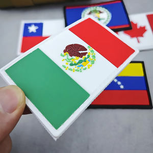 Offre Spéciale – Patch en Caoutchouc Souple 3D, Vente en Gros, Personnalisé, à Fixation Auto-agrippante, Applique en Tissu Silicone, Décoration pour Chapeau et Sac à Dos, Patch PVC Drapeau National - Product Image 2