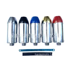 Các Nhà Sản Xuất Bán Hàng Trực Tiếp Xe Máy Crf50 Sửa Đổi Ống Xả Muffler Bullet Ống Xả Nhôm Xả Xi Lanh