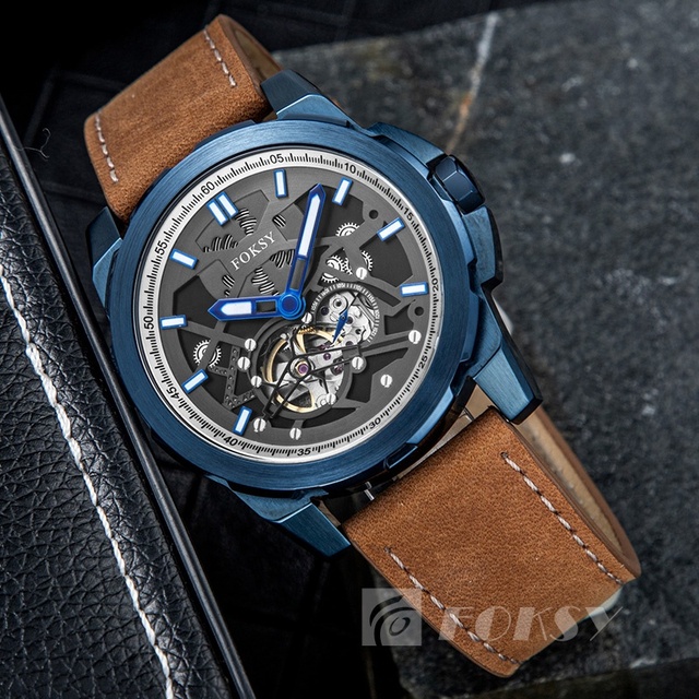 Customised Brand Your Own Design Japan Skeleton Automatic Waterproof Hollow Mechanical Watch Luxury Watches Men with Logo