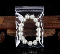 Multi-Size Transparent PVC Ziplock Pouch Bags Clear Jewelry Cosmetic Packaging for Earrings Necklaces Glasses Secure Use