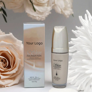 Fond de Teint Liquide Couvrant SPF 50 PA++ Waterproof Longue Tenue Teinte Unifiante Base de Maquillage Marque Blanche - Product Image 1