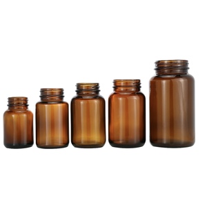 60ml-500ml botella de vidrio al por mayor Amble Anti oxidación ámbar medicina píldora botella de vidrio cápsula botella de vidrio - Product Image 1