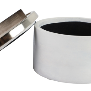 Scatole Decorative Rotonde con Coperchio Rimovibile per Arredamento Casa, Organizzatore per Gioielli e Ricordi, Design Minimalista per Tavolo Console - Product Image 4