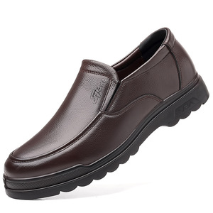 รองเท้าโลฟเฟอร์หนังวัวแท้สำหรับผู้ชาย ส้นเตี้ย พื้นยางระบายอากาศได้ดี เหมาะสำหรับใส่ลำลองและธุรกิจ - Product Image 5