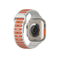 Bracelet de montre en silicone sport pour Apple Ultra 3 49 mm, bracelet de montre en silicone pour IWatch Band 41 40 44 45 46 49 mm