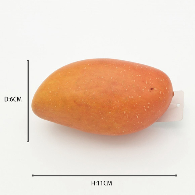 Artificial Vegetables and Fruits Home Decor Fake mango Ornaments Photography Props Artificial Fruit