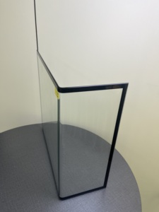 Vidrio curvado en forma de L de 90 grados, de calidad superior, transparente, para decoración de esquinas de gabinetes de baño. - Product Image 4