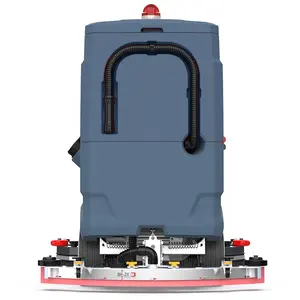 2024 Hot Sale Industrial Battery Lower Noise Ride -on Scrubber Dryer Suitable For Municipal Construction Sites Large Squares