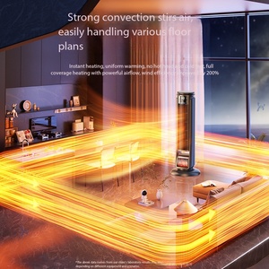 Stufa a Torre di Alta Qualità a Riscaldamento Rapido, Riscaldatore Intelligente con Controllo Vocale, Protezione Antiribaltamento, Timer e Risparmio Energetico per Uso Domestico - Product Image 6