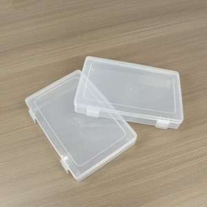 Transparent <b>Plastic</b> Storage <b>Box</b> Rectangle 24X16X3.1Cm Double Buckle Cover For Pencil Toy Puzzle Sample <b>Display</b> Organizer - Product Image 4