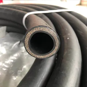 Fabric Reinforced Rubber Hose Sand Blasting Hose Pipe Flame Retardant Heat Resistant Silicone Pipe