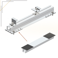 Art Sign |   Rail de montage solaire à longueur personnalisée, mini-rail facile à installer, support en aluminium pour toiture en tôle ondulée trapézoïdale