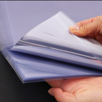 Plaques en PVC Foska 210x297mm A4 Taille Épaisseur 0.15mm & 0.2mm Reliure durable Couvertures brillantes transparentes pour liants ou dossiers