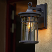 Appliques murales LED Jpungsun pour extérieur, 220V, E27, en aluminium, style rétro, industriel, étanche, pour balcon, jardin